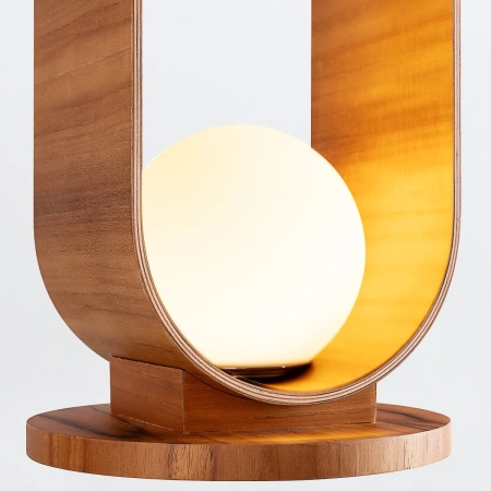 Lampa stołowa Sfera QN-SFERA-TL-L-TEAK - Quintiesse