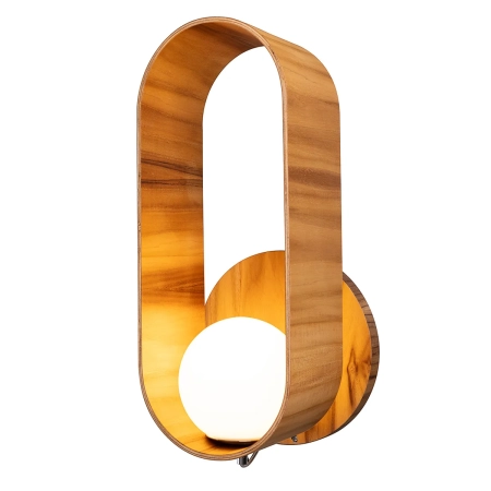 Kinkiet Sfera QN-SFERA-WB-L-TEAK - Quintiesse
