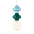 Lampa wisząca szklana wielokolorowa PND-94331A-1S-MLTI z serii Latera - Lampy Italux