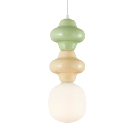 Lampa wisząca szklana wielokolorowa 1-punktowa PND-94331B-1S-MLTI z serii Latera - Lampy Italux