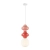 Lampa wisząca szklana wielokolorowa 18cm PND-94331C-1S-MLTI z serii LATERA - Lampy Italux