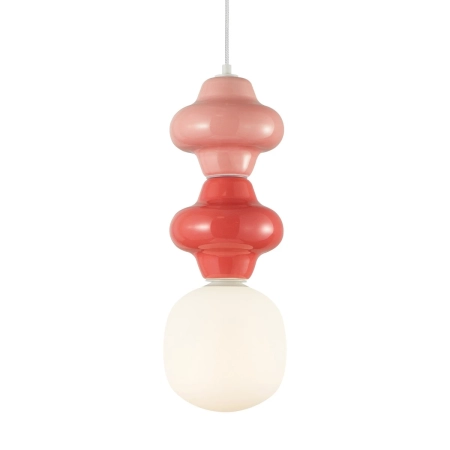 Lampa wisząca szklana wielokolorowa 18cm PND-94331C-1S-MLTI z serii LATERA - Lampy Italux