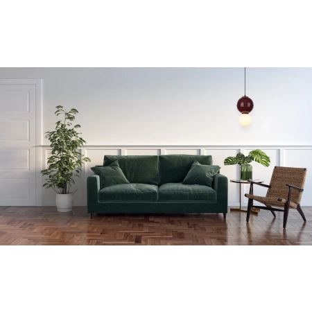 Lampa wisząca szklana bordowo-fioletowa PND-95221-1L-PRP z serii Pieve - Lampy Italux