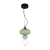 Lampa wisząca szklana wielokolorowa 20cm PND-94721-1A-MLTI z serii Tordi - Lampy Italux