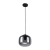 Lampa wisząca czarna ze szklanym kloszem PND-67705-1-BK-SG z serii Calto - Lampy Italux