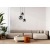 Lampa wisząca czarna szklana 3-punktowa PND-67705-3-BK-SG z serii Calto - Lampy Italux