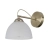 Kinkiet mosiężny z matowym kloszem WL-40623-1-AB z serii Moreti - Lampy Italux