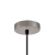 Lampa wisząca szklana prążkowana srebrna PND-31981-1S-SC-WH z serii Penzi - Lampy Italux