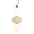 Lampa wisząca szklana beżowo-biała PND-94721-2B-YLL z serii Tordi - Lampy Italux