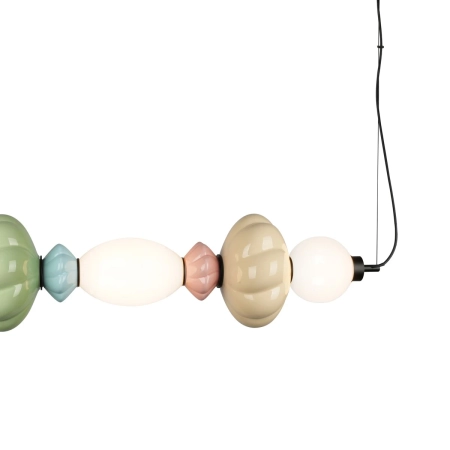 Lampa wisząca multikolor szklana 90cm PND-94721-3A-MLTI z serii Tordi - Lampy Italux