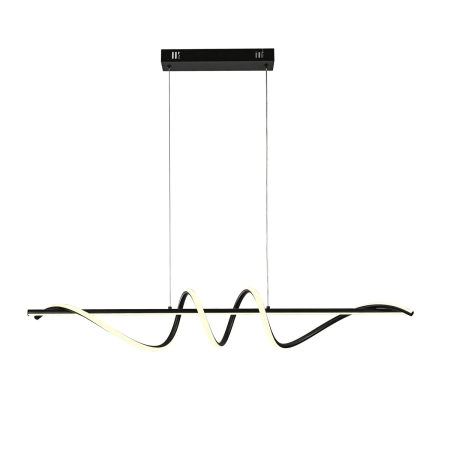 Lampa wisząca LED czarna metalowa 100cm PND-24154-BK z serii Bastelo - Lampy Italux