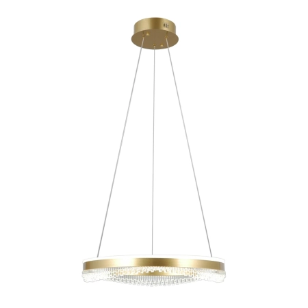Lampa wisząca LED złota okrągła 50cm PND-34535-M-GD z serii MORTE - Lampy Italux