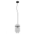 Lampa wisząca czarna metalowa ze szklanymi prętami PND-40929-1A-BK z serii Bonte - Lampy Italux