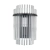 Kinkiet czarny metalowy ze szklanymi prętami WL-40929-1A-BK z serii Bonte - Lampy Italux