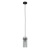 Lampa wisząca czarna metalowa ze szklanymi prętami PND-40930-1A-BK z serii Merto - Lampy Italux