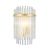 Kinkiet szklany złoty z prętami WL-40929-1A-GD z serii Bonte - Lampy Italux