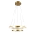 Lampa wisząca złota dwupierścieniowa LED 60cm PND-34535-2L-GD z serii Morte - Lampy Italux