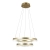 Lampa wisząca złota dwupierścieniowa LED 60cm PND-34535-2L-GD z serii Morte - Lampy Italux