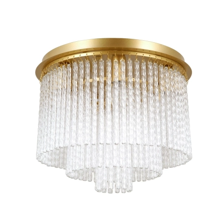 Plafon złoty szklany 7-punktowy PLF-40931-7A-GD z serii Naute - Lampy Italux