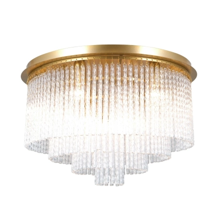 Plafon złoty szklany 9-punktowy PLF-40931-9A-GD z serii NAUTE - Lampy Italux