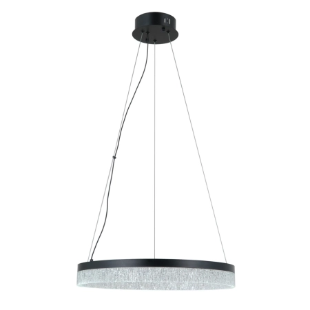Lampa wisząca LED czarna okrągła 50cm PND-34533-M-BK z serii Pantal - Lampy Italux