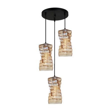 Lampa wisząca Altera PND-3219-3A-BRO-AMB - Italux