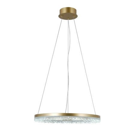 Lampa wisząca LED okrągła złota 50cm PND-34526-M-GD z serii Barlo - Lampy Italux
