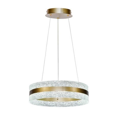 Lampa wisząca LED okrągła złota 40cm PND-98273-GD z serii Blera - Lampy Italux