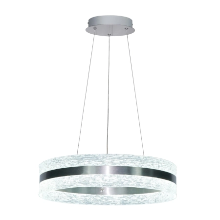 Lampa wisząca okrągła chromowana 60cm PND-45283-SCHR z serii Nelia - Lampy Italux