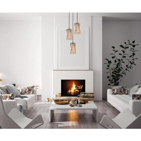 Lampa wisząca Altera PND-3219-3A-BRO-AMB - Italux