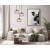 Lampa wisząca Pansol PND-2940-3AS-BK-CF - Italux