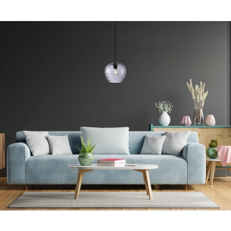 Lampa wisząca Bresco PND-3033-1-BK-SG - Italux