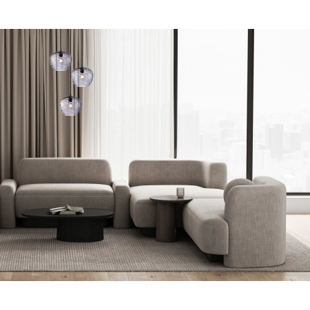 Lampa wisząca Bresco PND-3033-3A-BK-SG - Italux