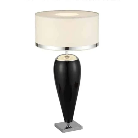 Lampa stołowa LORENA 355 elegancka czarna  – Argon