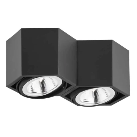 Oprawa sufitowa ESPRESSO 720 nowoczesna czarna 2xG9 -  Argon