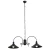 Lampa loft wisząca ERBA 666  czarna - Argon