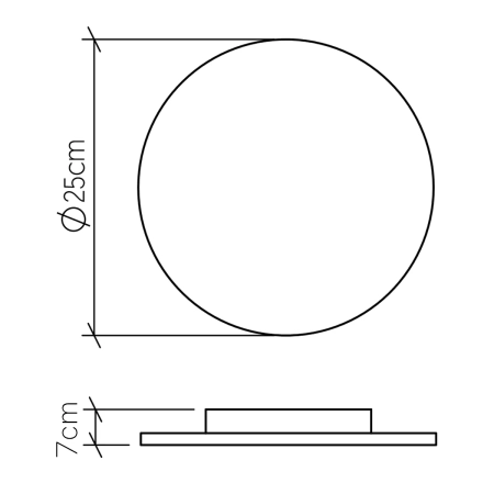 Kinkiet LED Clean QN-CLEAN-LED-WB-25-TEAK - Quintiesse