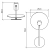 Kinkiet Dot QN-DOT-WB1-TEAK - Quintiesse