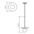 Lampa wisząca Orbit QN-ORBIT-P-M-TEAK - Quintiesse
