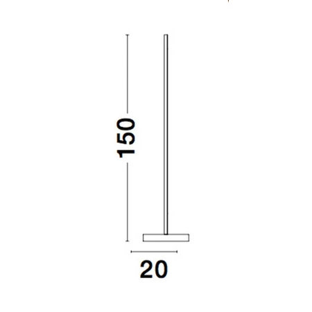 Lampa podłogowa CERRO LE42608 - Luces Exclusivas