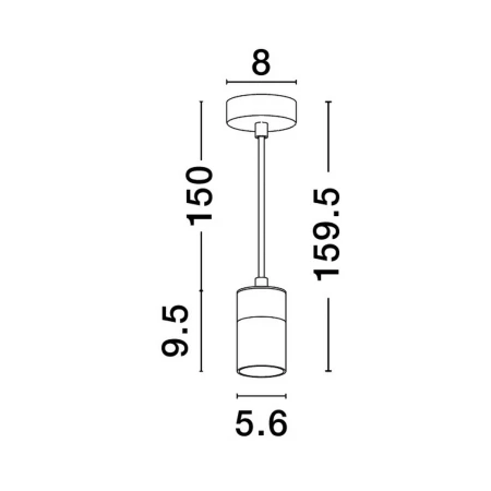 Lampa wisząca nowoczesna CAYES LE42620 - Luces Exclusivas