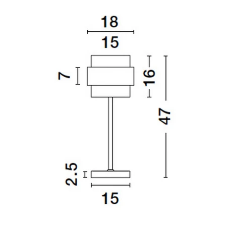 Lampa stołowa VIEJA LE42626 - Luces Exclusivas