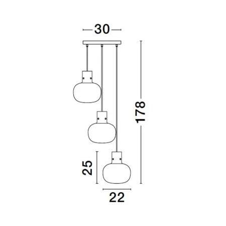 Lampa loft wisząca nowoczesna PADRE LE42631 - Luces Exclusivas