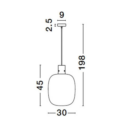 Lampa loft wisząca nowoczesna PADRE LE42636 - Luces Exclusivas