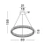Lampa designerska wisząca nowoczesna LEDOWEBAUTA LE42675 - Luces Exclusivas