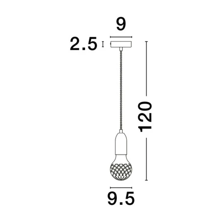 Lampa wisząca nowoczesna BANI LE42709 - Luces Exclusivas