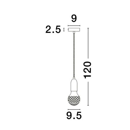 Lampa wisząca nowoczesna BANI LE42714 - Luces Exclusivas