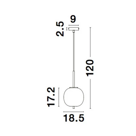 Lampa wisząca nowoczesna MARC LE42721 - Luces Exclusivas