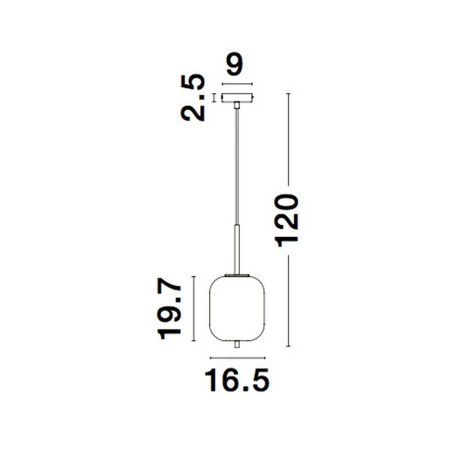 Lampa wisząca nowoczesna MARC LE42722 - Luces Exclusivas