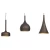 Lampa loft wisząca nowoczesna CUARTO LE41979 - Luces Exclusivas
